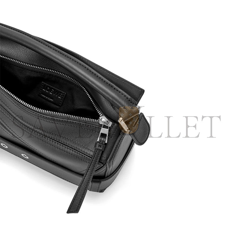 LOEWE SMALL PUZZLE BIKER BAG IN SHINY CALFSKIN A510S21XC7 (24*16.5*10.5cm)